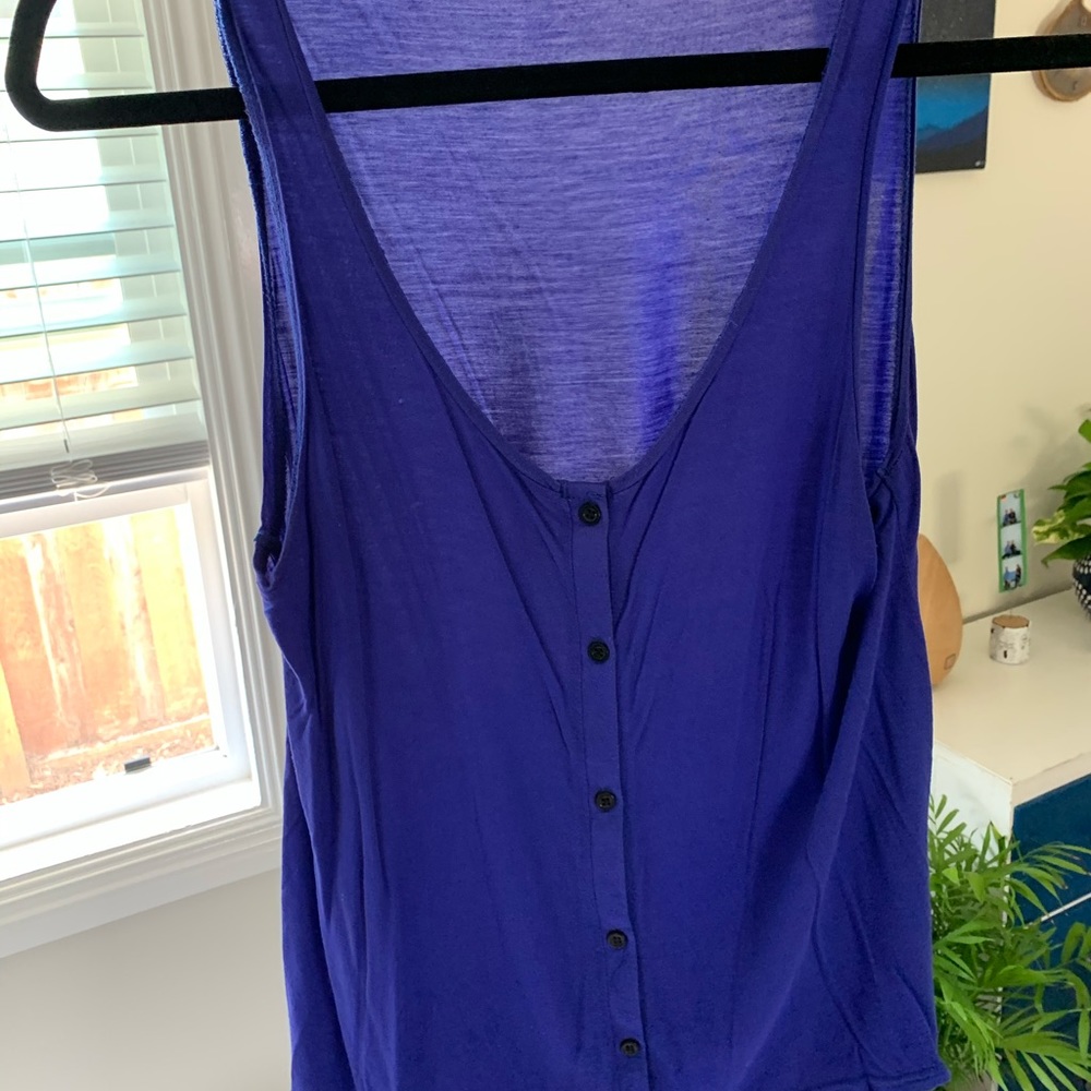 Simple Blue Tank